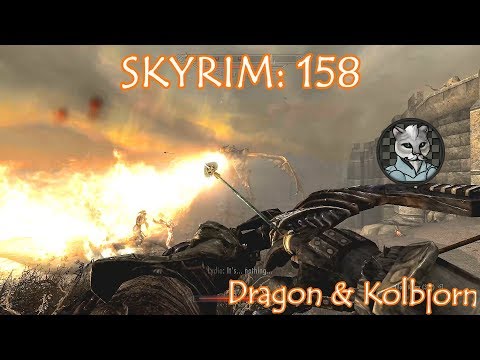Checkers' Mellow Skyrim Let's Play Part 158 - Dragon & Kolbjorn Barrow