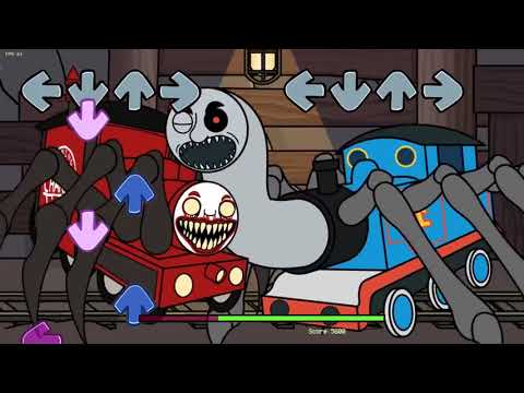 FNF: CHOO CHOO CHARLES vs THOMAS.EXE in Friday Night Funkin' be like Part 2