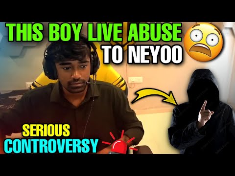THIS BOY LIVE ABUSE TO NEYOO 😯 || SERIOUS CONTROVERSY 😡 || #godlike #jonathan