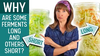 SHORT vs LONG FERMENTS: What's The Difference With Time?  Days-Weeks-Months...?