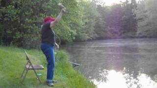 preview picture of video 'Redneck Fishing with Weed Eater Line 1'