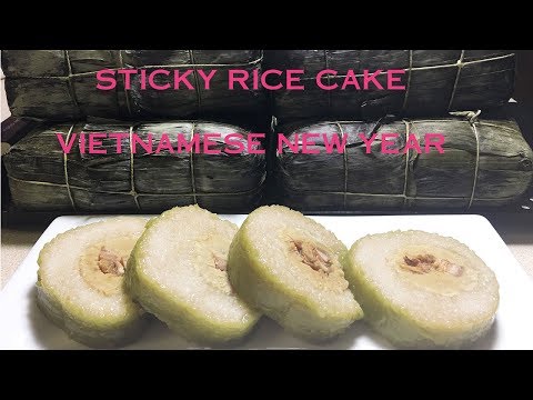 Vietnamese Cylindrical Sticky Rice Cakes -Instant Pot