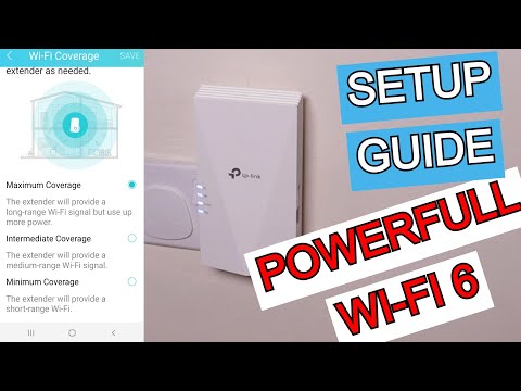 Maršrutizatorius Tinklo Įranga - TP-LINK RE705X Wi-Fi 6 Kartotuvas 2.5Gbps 4 Stiprintuvai video