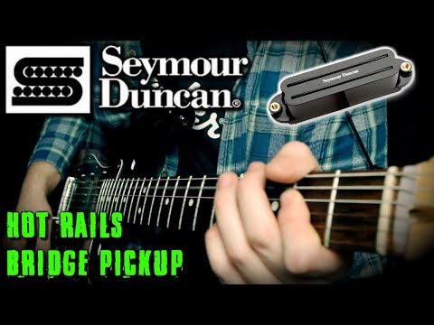 Seymour Duncan SHR-1b Hot Rails Strat Bridge Pickup - White image 8