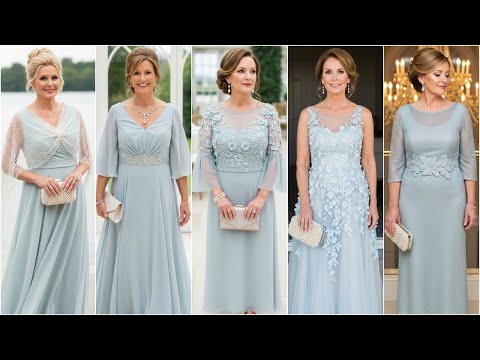 Elegant Pale Blue Mother of the Bride Dresses | Style Tips & Wedding Dress Ideas 2025 to Inspire