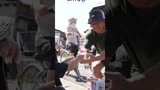 【熊本地震】猛暑の中、被災地でかき氷　ボランティアで長崎の一家が振る舞う #熊本 #地震 #熊本地震 #ボランティア #かき氷