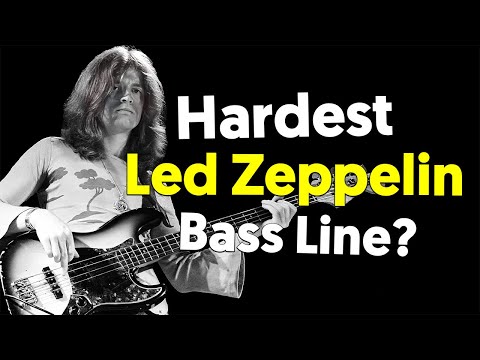 Is This The Hardest Led Zeppelin Bass Line? [tabs & tutorial]