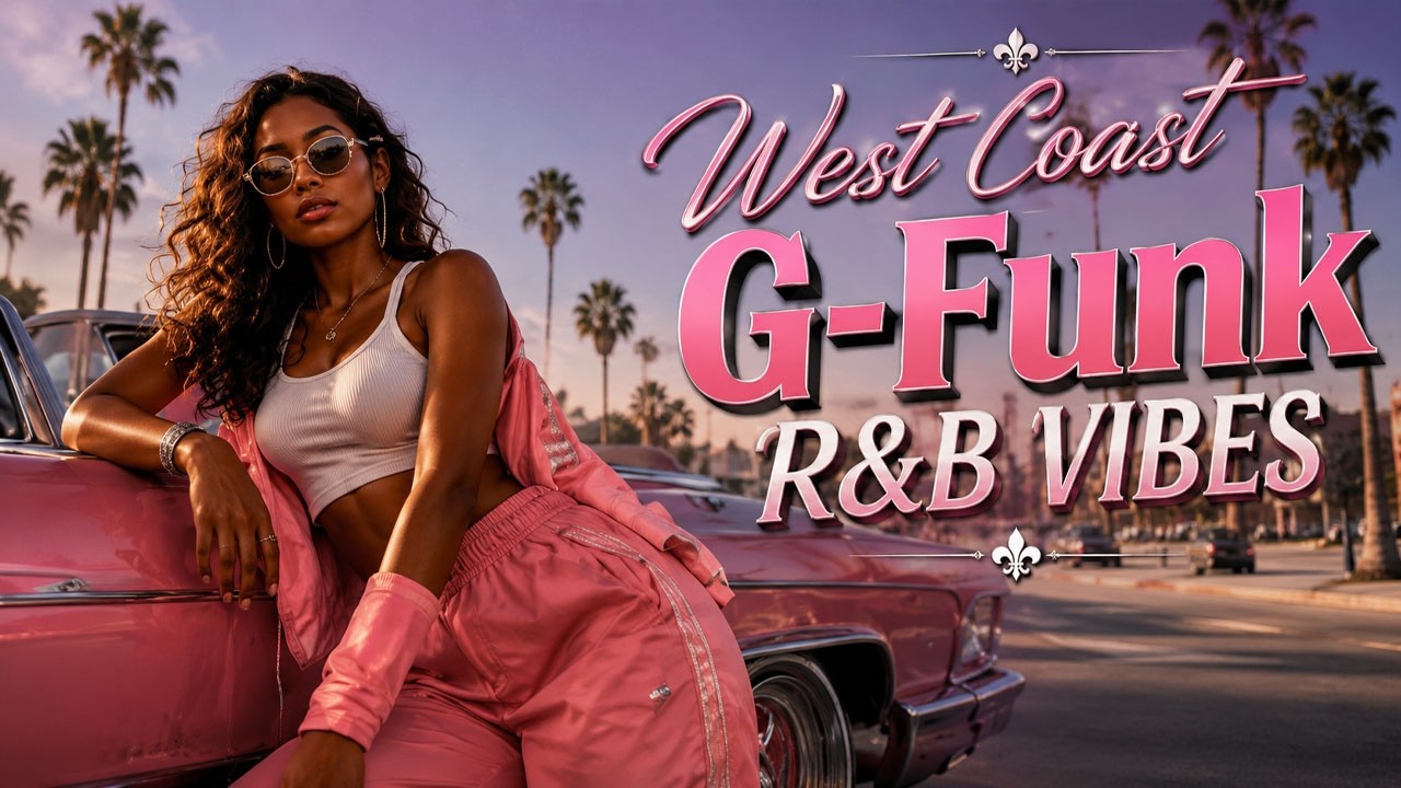 🌇 West Coast G-Funk R&B Vibes 🌴 Sunset Hits Different on Crenshaw | Smooth Cruise