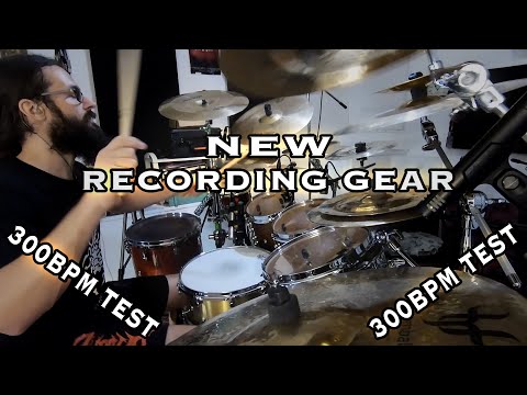 300 bpm test for my NEW RECORDING GEAR !