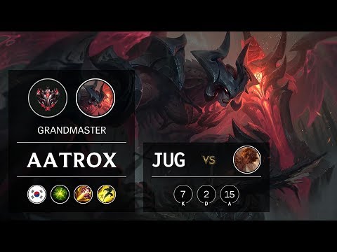 Aatrox Jungle vs Taliyah - KR Grandmaster Patch 9.16
