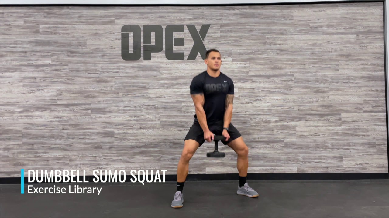 Dumbbell Sumo Squat - Keep the Tension in the Glutes