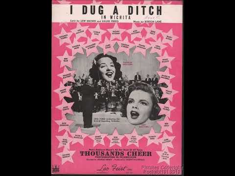 Willie Kelly and His Orchestra – I Dug a Ditch, 1943