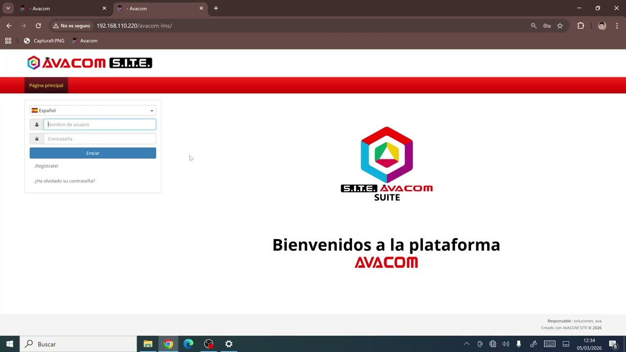 1 Paso Cómo ingresar a la Plataforma Avacom: Tutorial Paso a Paso