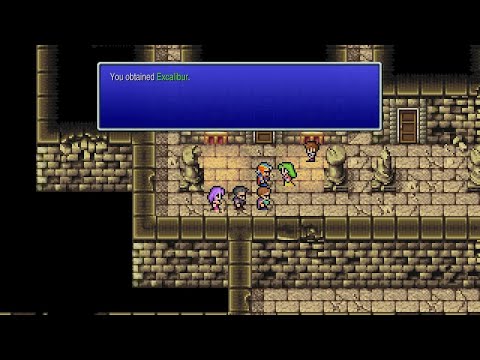 FINAL FANTASY II how to get to Excalibur