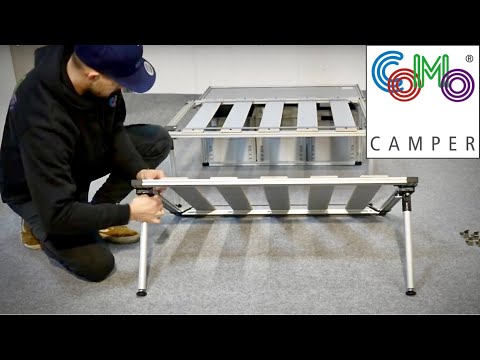 COMO camping box: Mount the bed - quick and easy!