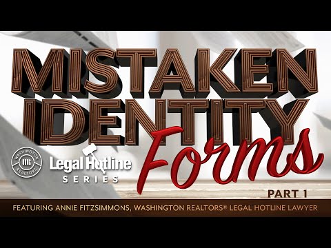 Mistaken Identity: Forms, Part 1 — Form 35R and Form 34