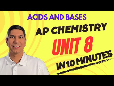 AP Chem Unit 8 Review | Acids and Bases in About 10 Minutes!
