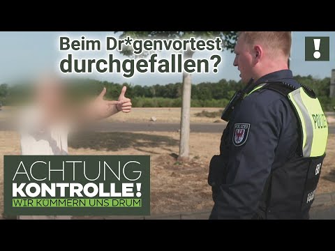 Fahrer mit GERÖTETEN Augen! Steht er unter Dr*geneinfluss? | Achtung Kontrolle