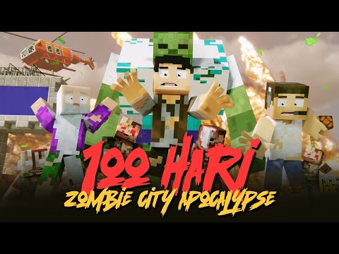 Insane Zombie City Apocalypse in Minecraft (Part 2) - Can We Survive?