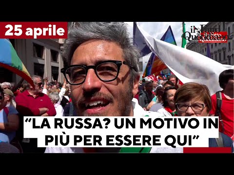 25 aprile, anche Pif in corteo: “La Russa cambia i fatti storici, un motivo in più per esserci”