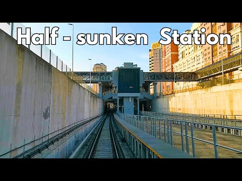 Estação MRT Jalan Ipoh - a única estação meio submersa na Malásia