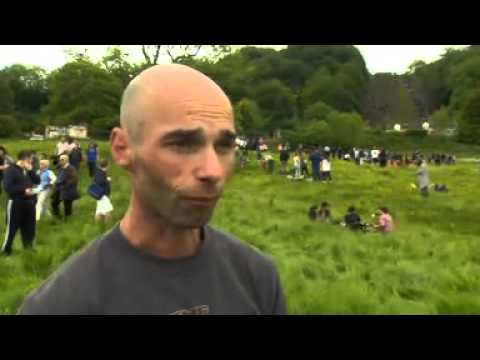 BBC News  Gloucestershire's cheese-rolling contest back on menu