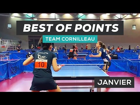 Best of Points Team Cornilleau - Janvier 2022