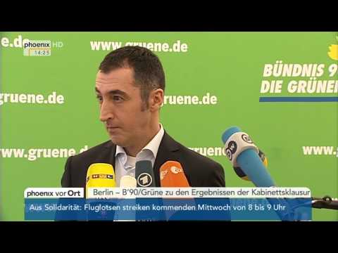 Kabinettsklausur - Statement von Cem Özdemir am 23.01.2014