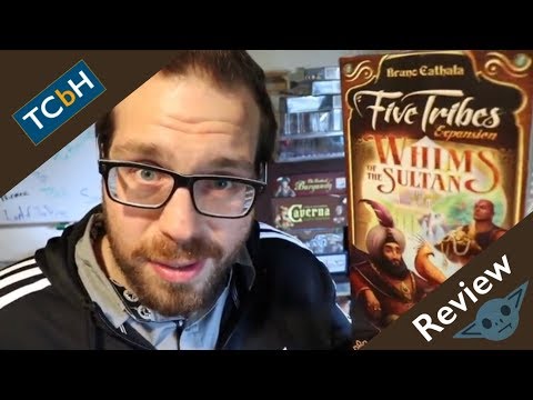 The Cardboard Herald reviews - Five Tribes: Whims of the Sultan