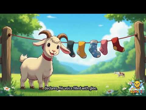 🐐 Benny the Goat's Magic Socks Adventure | 3D AI Animated Kids Story | Learning Fun for Children
