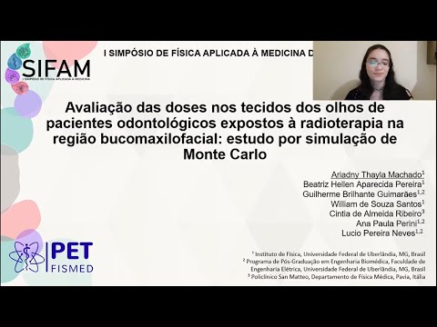 [150807] - Avaliação das doses nos tecidos dos olhos de pacientes odontológicos expostos...