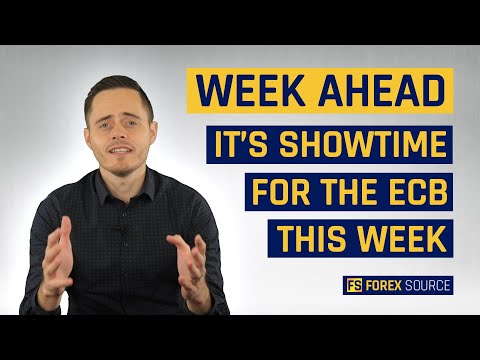 Forex Weekly Analysis – It’s showtime for the ECB