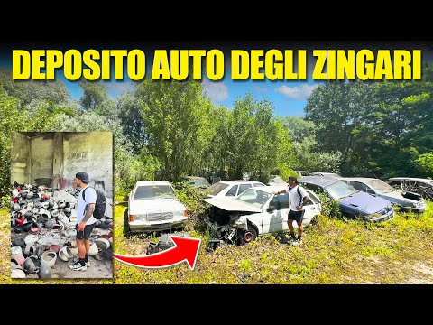 WE ENTER A GYPSY CONTROLLED CAR STORAGE FACILITY - OVER 400 VEHICLES LEFT HERE ILLEGALLY!