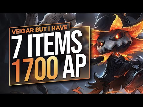 YOU'VE NEVER SEEN VEIGAR WITH 7 ITEMS AND 1700 AP BEFORE