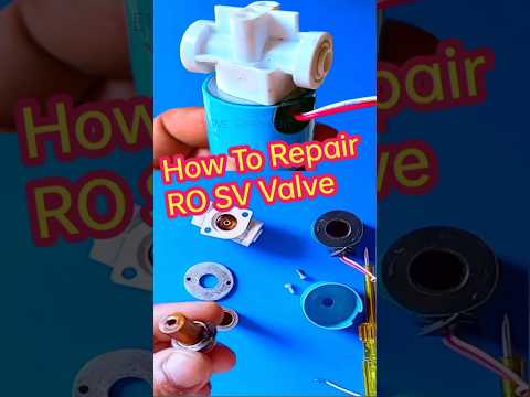 How to Repair RO Solenoid Valve #shorts #youtubeshorts