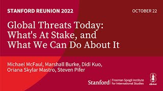Global Threats Today: What's At Stake, and What We Can Do About It | Panel Discussion