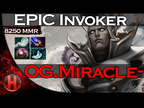 Miracle- 8250MMR EPIC Invoker Gameplay Dota 2