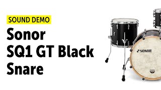 Video thumbnail for Sonor SQ1 GT Black - 20",12",14" & 14" Snare - Sound Demo by Drums Bonedo