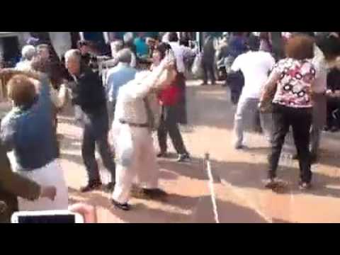 79yrs oldman dances his heart out.