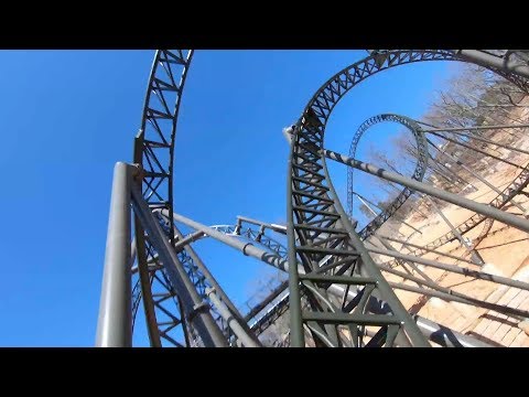 Front row point of view footage of Time Traveler