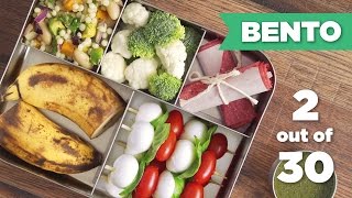 Bento Box Healthy Lunch 2/30 (Vegetarian) - Mind Over Munch