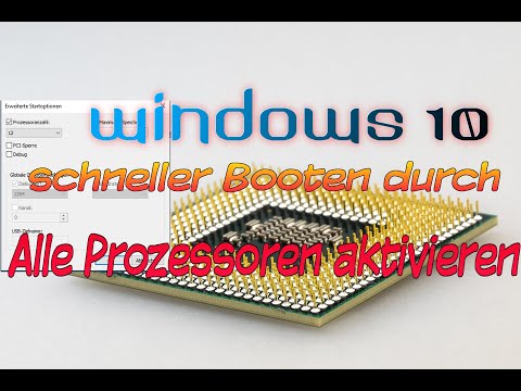 Enable all processors in Windows 10 - boot faster