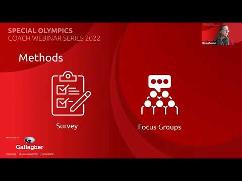 (English) Special Olympics Coach Webinar Series 2022 – Health and Fitness for Sports Coaches
