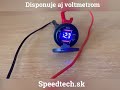 Nabíjačka 12V / 24V s voltmetrom - 2x USB QC3.0 + USB-C PD s modrým LED displejom - Video Youtube