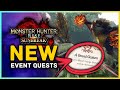 Monster Hunter Rise Sunbreak - NEW EVENT QUESTS Are Here! New Items to Unlock & More!