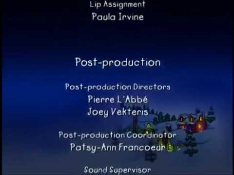 Caillou's Holiday Movie end credits extended