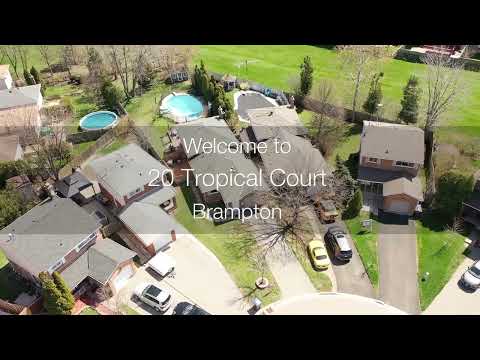 20 Tropical Ct, Brampton, On L6Z 2B9 Beautiful Resort Like Backyard Inground Pool Ravine Lot