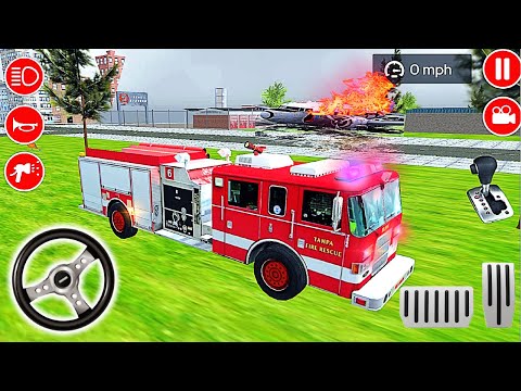 Real Fire Truck Driving Simulator: Fire Fighting-Best Android Gameplay HD