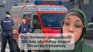 Waxaa noo imaaday police markaa wacanay Anbulanc xaqeena wuu so baxayaa inshallah @nasriinofficial
