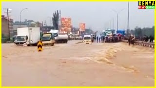 THIKA ROAD FLOODS - Highway BLOCKED at Kenyatta University & Kahawa Sukari